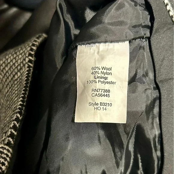 Never Worn J. Crew Maddie Glen Plaid Gray Wool Trousers, Size 6 - Picture 3 of 6